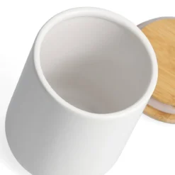 Ceramiczny słoik z wieczkiem, na produkty sypkie, 670 ml