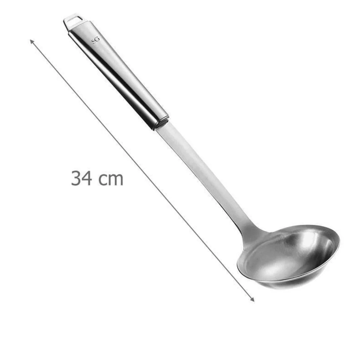 Chochla do zupy, stal nierdzewna, 34 cm