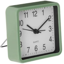 Cichy zegar stołowy do sypialni, budzik z mechanizmem QUARTZ