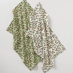 Ścierki kuchenne w drobny wzór MISTLETOE, 50 x 70 cm, 2 szt.
