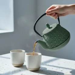Czajnik żeliwny z zaparzaczem TAKI, 1000 ml