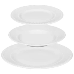 18-częściowy serwis obiadowy PEARL, porcelana