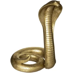 Dekoracyjna figurka z polyresinu COBRA, 36 cm