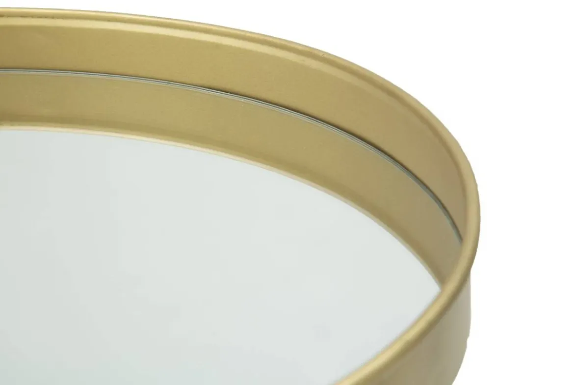 Dekoracyjna lustrzana taca na nóżkach, Ø 31 cm