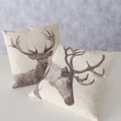 Dekoracyjna poduszka bawełniana STAG, 45 x 45 cm