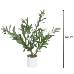 Dekoracyjne drzewko oliwne, 58 cm