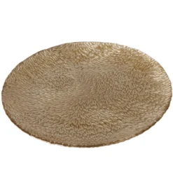 Dekoracyjny talerz szklany MARONI, Ø 21 cm