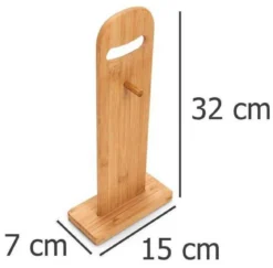 6 desek do krojenia + stojak w komplecie, drewno bambusowe, ZELLER