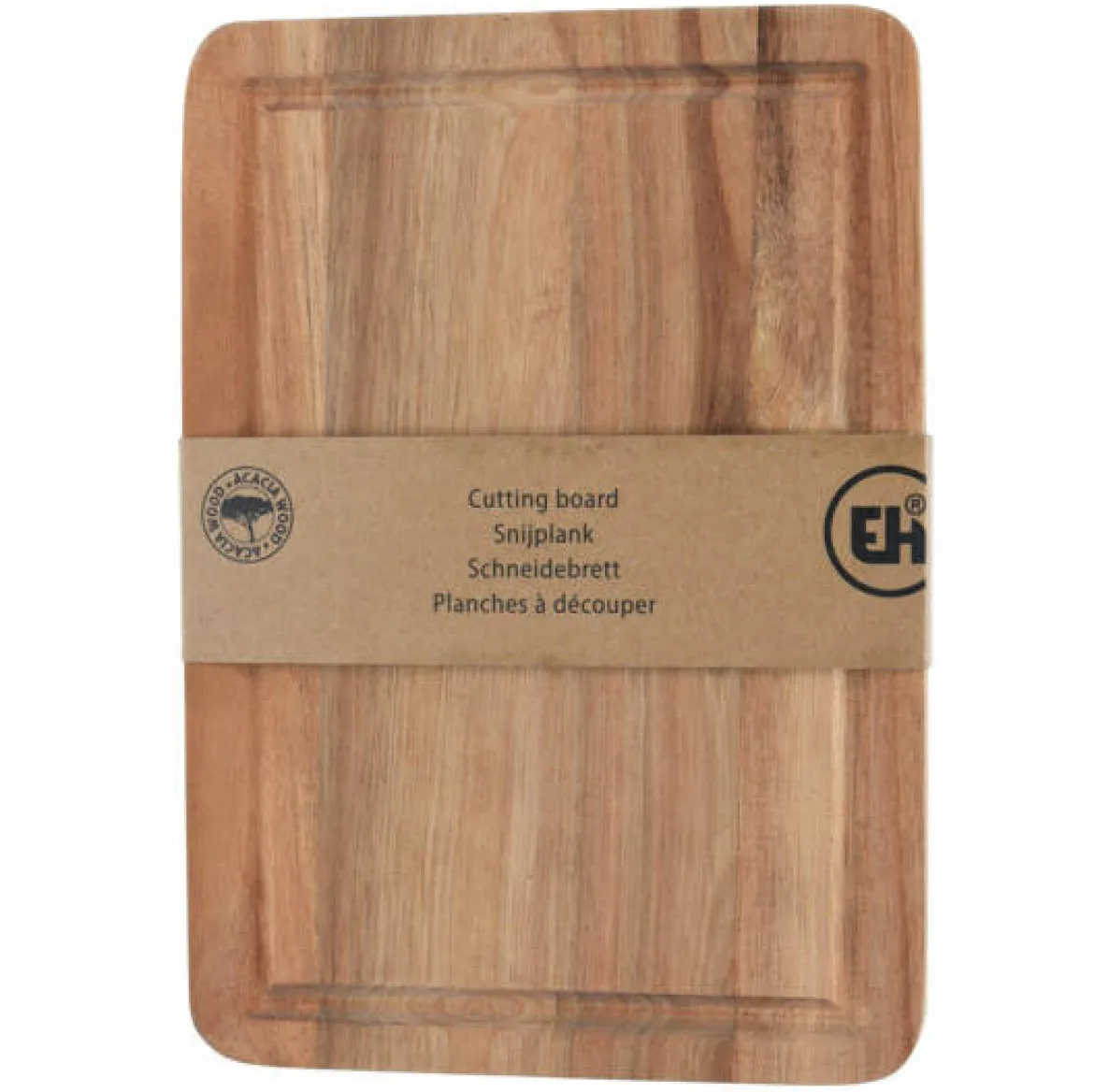Deska do krojenia drewniana akcja WOOD, 20 x 28,2 x 1,6 cm