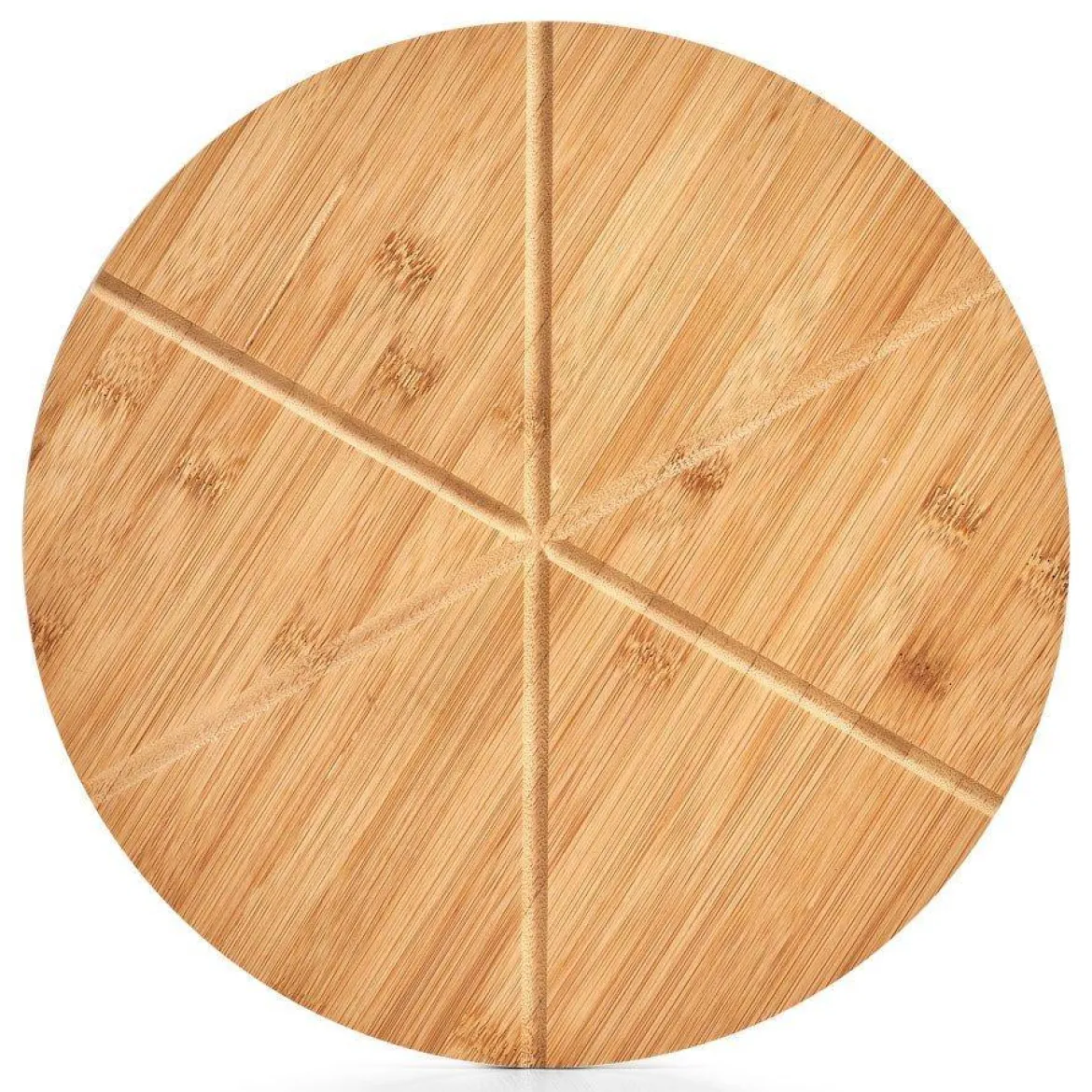 Deska do pizzy z nożykiem, Ø 32 cm, bambus, ZELLER