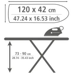 Deska do prasowania 120 x 42 cm ADVANCE, WENKO