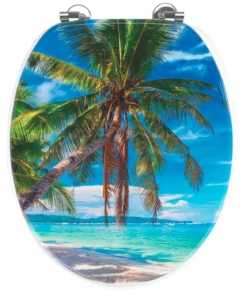 Deska sedesowa Palma, MDF, 42,5 x 36 cm