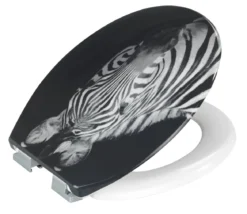 Deska sedesowa Zebra, Duroplast, 45 x 37,5 cm, Allstar
