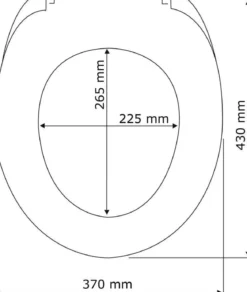 Deska sedesowa z mechanizmem wolnego opadania, MDF, WENKO