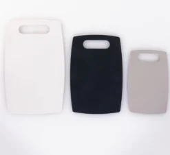 Deski do krojenia plastikowe, zestaw 3 kolorów