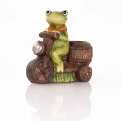 Doniczka ceramiczna w kształcie żaby, 15 cm