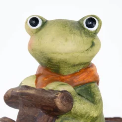 Doniczka ceramiczna w kształcie żaby, 15 cm