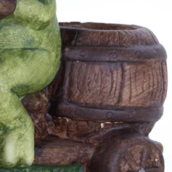 Doniczka ceramiczna w kształcie żaby, 15 cm