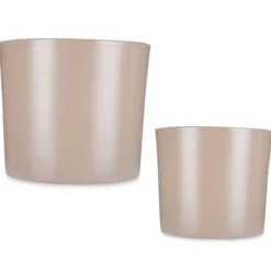 Doniczki ceramiczne MINIMAL, 2 sztuki, Ø 22 cm i Ø 27 cm