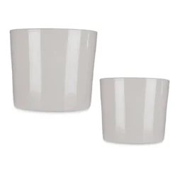 Doniczki ceramiczne MINIMAL, 2 sztuki, Ø 22 cm i Ø 27 cm