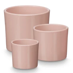 Doniczki ceramiczne, 3 sztuki, Ø 14, 17, 22 cm