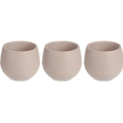 Doniczki samonawadniające, plastikowe, 3 sztuki, Ø 6 cm