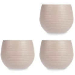 Doniczki samonawadniające, plastikowe, 3 sztuki, Ø 14 cm