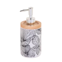 Dozownik do mydła BLACKFLORA, ceramiczny