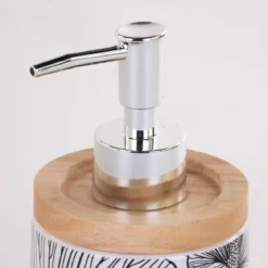 Dozownik do mydła BLACKFLORA, ceramiczny