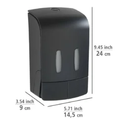 Dozownik do mydła i płynu do dezynfekcji TARTAS, dwukomorowy, 960 ml, Wenko