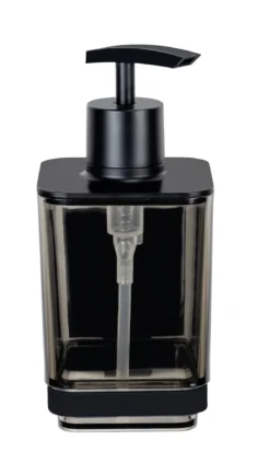 Dozownik do mydła QUADRO,Vacuum-Loc stal nierdzewna - 340 ml, WENKO