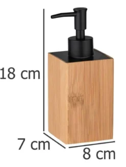 Dozownik do mydła w płynie Padua Bamboo, bambusowy, 210 ml, WENKO