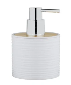Dozownik do mydła z ryflowanym wzorem, 350 ml