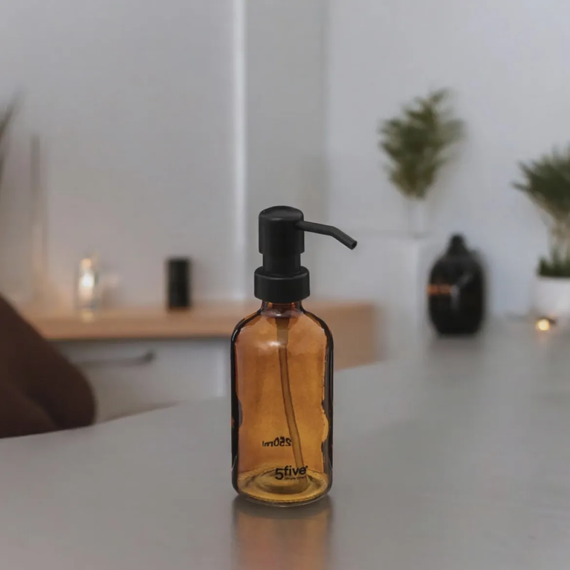 Dozownik na mydło w płynie, szkło, 250 ml