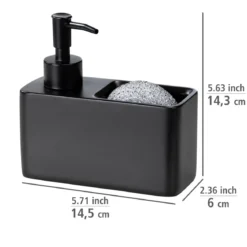 Dozownik z miejscem na gąbkę, 150 ml, Resa, WENKO