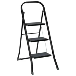 Drabina metalowa 3 stopniowa, 73,5 x 105,3 cm