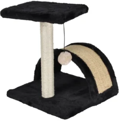 Drapak dla kota z platformą i pomponem, 38 cm