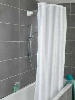 Drążek do zasłony prysznicowej z 12 ramionami, stal nierdzewna, WENKO