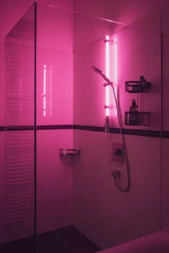 Drążek prysznicowy LED, 94 cm, RGB, WENKO