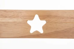 Drewniane krzesełko dziecięce STAR, składane