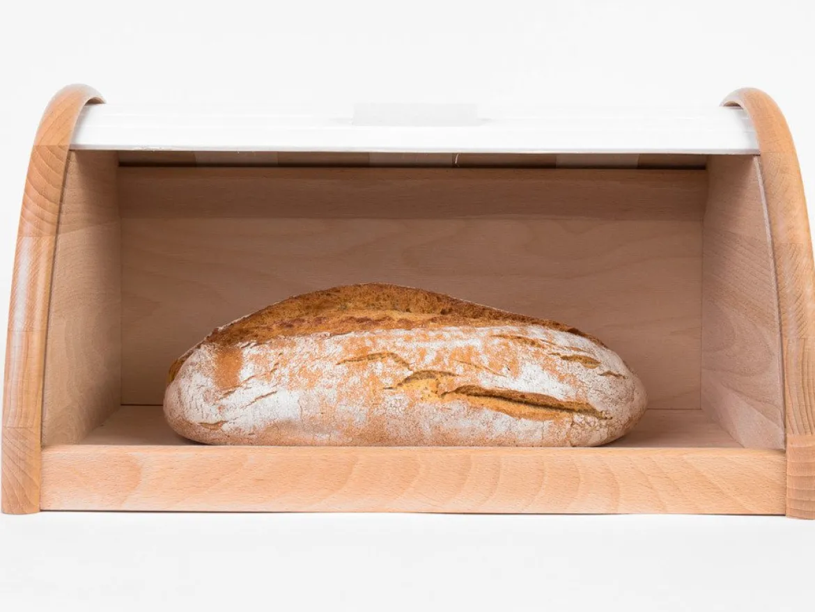 Drewniany chlebak, pojemnik na pieczywo, 39x25x21cm, ZELLER