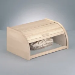Drewniany chlebak, pojemnik na pieczywo, 40x28x18cm, ZELLER