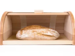 Drewniany chlebak, pojemnik na pieczywo, 40x28x18cm, ZELLER