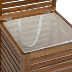 Drewniany kosz na pranie ACACIA, 65 l