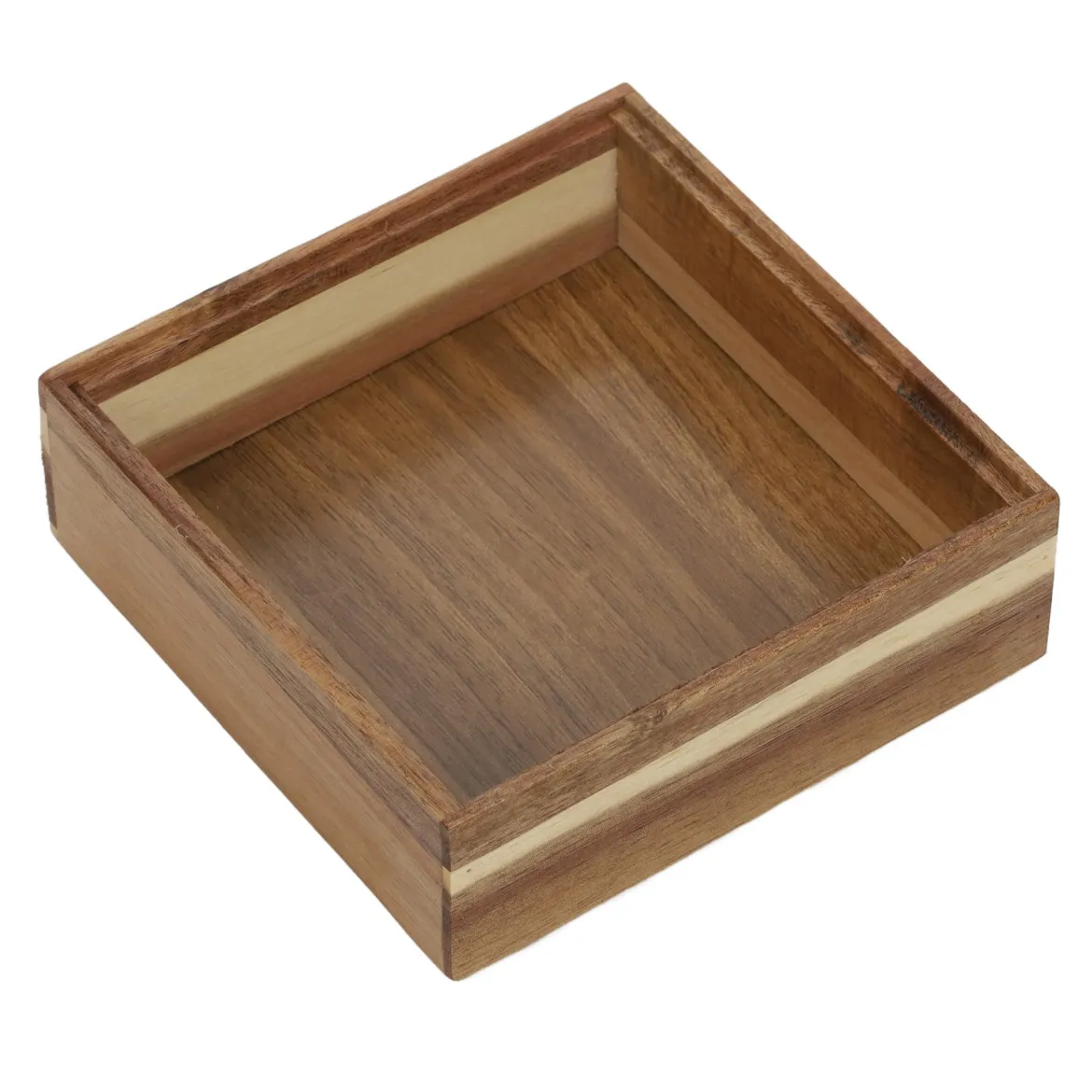 Drewniany organizer na biurko HEDO do szuflady, 15 x 15 x 5 cm