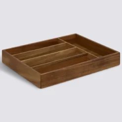 Drewniany organizer na sztućce TIDY SMART, 26 x 35 x 5 cm
