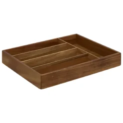 Drewniany organizer na sztućce TIDY SMART, 26 x 35 x 5 cm