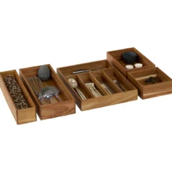 Drewniany organizer TIDY SMART, 15 x 38 x 7 cm