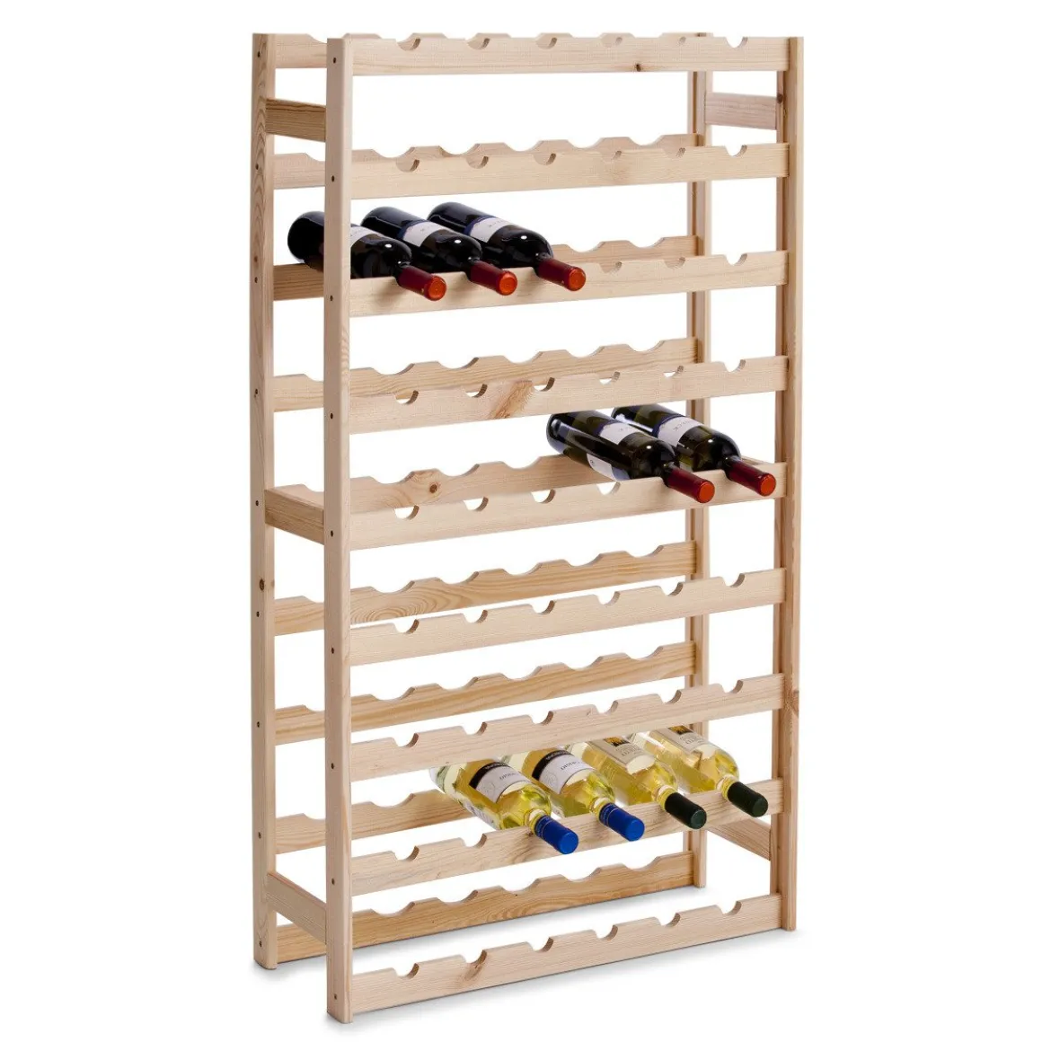Drewniany stojak na wino - aż 54 butelki, ZELLER
