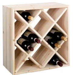 Drewniany stojak na wino, ZELLER